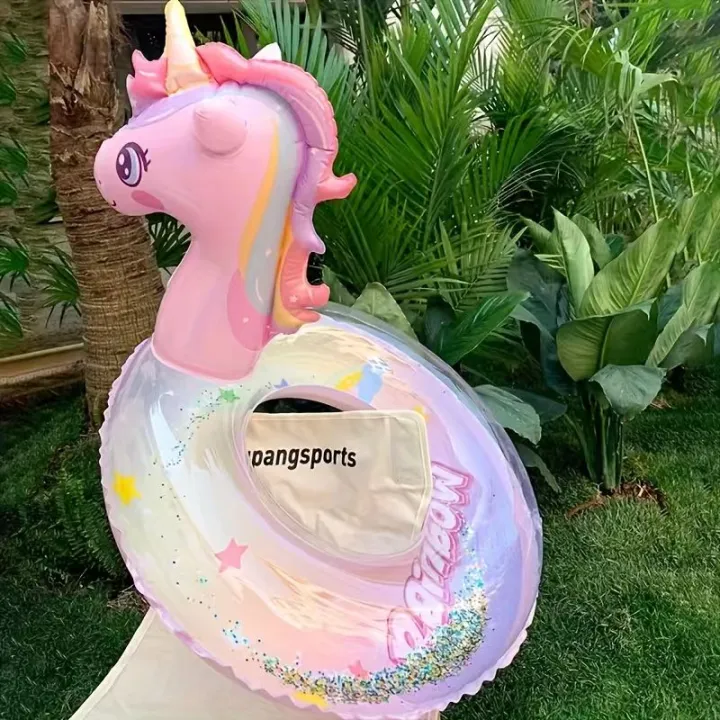 1pc%20Inflatable%20Rainbow%20Unicorn%20Pool%20Float%20%E2%80%93%20Glitter%20Design%20for%20Pools,%20Beaches%20&%20Summer%20Parties%20-%20Image%204