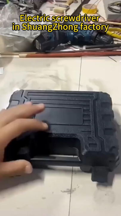 47-Piece Foldable Wireless Electric Screwdriver Set | Rechargeable 1500mAh Battery with Adjustable Torque | Compact Durable Design with LED Light | Multi-Functional Drill Driver Kit for Home, Office & DIY Repairs – Black