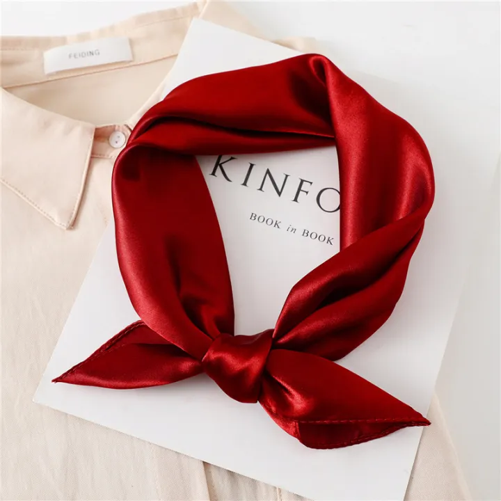 Luxury%20Solid%20Square%20Scarf%20For%20Women%2060cm%20Satin%20Neck%20Hair%20Tie%20Band%20Bag%20Warp%20Soft%20Neckerchief%20Hijabs%20Head%20Female%20Foulard%20-%20Image%202