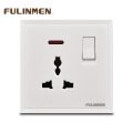 Universal Wall Switch Socket Fulimen - Multi Plug - Multi Socket Outlet -Plug Base 3 Hole Switched Socket Outlet - FULINMEN. 
