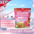 Gluta Sakura Peach Collagen Mix Plus Juice for Face & Full Body Whitening. 
