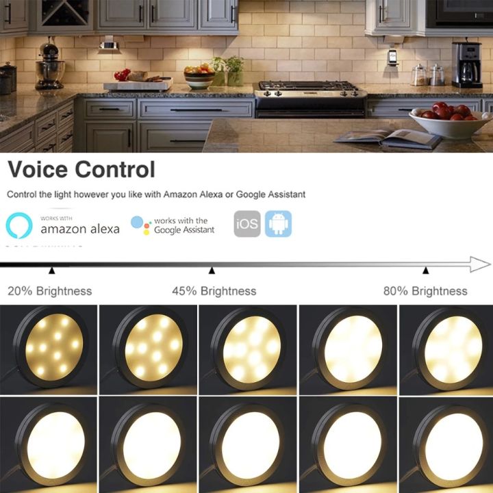 Zigbee%203.0%20Under%20Cabinet%20Lights%20Warm%20White%20DC12V%20LED%20Round%20Lamp%20Dimming%20Kitchen%20Decor%20Tuya%20APP%20Voice%20Control%20For%20Alexa%20%20-%20Image%203