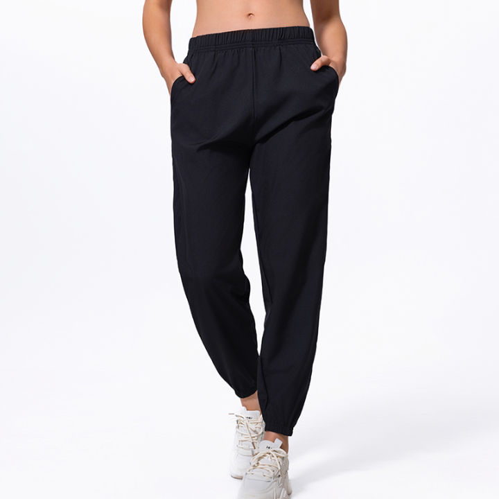 Spring%20And%20Summer%20Thin%20Ladies%20Quick-drying%20Sports%20Casual%20Pants%20Mesh%20Breathable%20Black%20Joker%209%20Pants%20Teenagers%20Running%20Harem%20Pants%20-%20Image%203