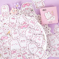 45 pcs/box Cute rabbit daily Kawaii Decoration Stickers Planner Scrapbooking Stationery Korean Diary Stickers. 