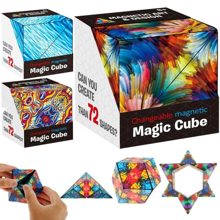 Toy Deals Magic Cube Puzzle Box Infinity Cubes Fidget Cube 24 Rare ...