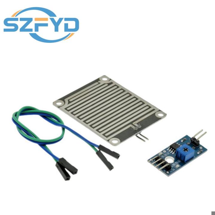 1/5/10PCS 3.3-5V Rain Raindrops Sensitive Detection Sensor Module ...