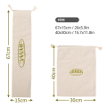 Linen Bread Bags Reusable Drawstring Bag For Loaf Homemade Artisan Bread Storage Bag Linen Bread Bags For Baguette. 