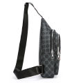 2025Men'sCasual ShoulderBag Waterproof Crossbody Sling Bag with Earphone Hole & Anti-Theft Pocket, Lightweight Travel Chest Pack.