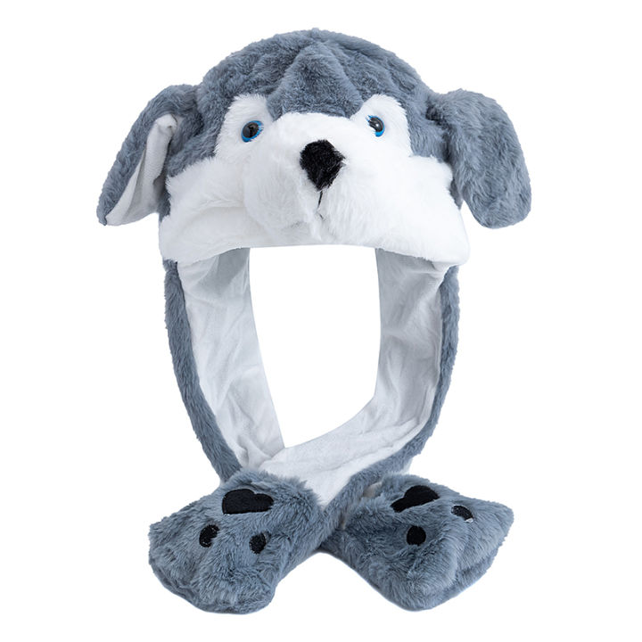 Hot%20Sale%20Unisex%20Funny%20Ear%20Hat%20Animal%20Style%20Couple%20Cute%20Ear%20Moving%20Up%20Cap%20Men%20Women%20Girls%20Rabbits%20Ears%20Plush%20Winter%20Lovely%20Hat%20%EF%BB%BF%20-%20Image%202