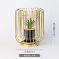 Luxury Metal Cage With Artificial Plant pack Of 2. 