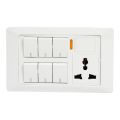 Orchid 6 Gang + Socket. 