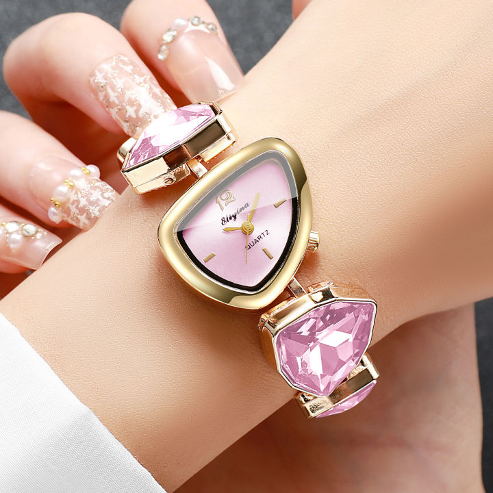 Elegant%20Rhinestone%20Bracelet%20Strap%20Women%20Watches%20Fashion%20Irregular%20Dial%20Ladies%20Quartz%20Wristwatch%20Reloj%20Mujer%20(Without%20Box)%20-%20Image%204