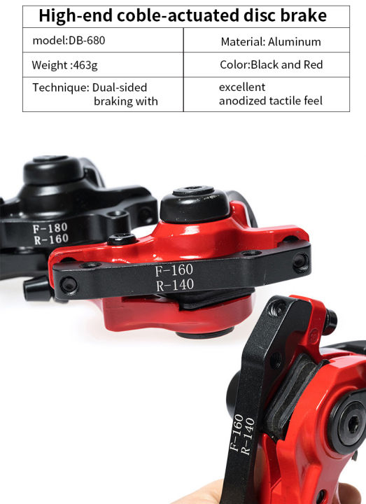 ZOOM%20DB680%20Bicycle%20Brakes%20MTB%20Mechanical%20Disc%20Brake%20Set%20For%20MTB%20Electric%20Scooters%20Caliper%20With%20Rotor%20160mm%20Winter%20Cycling%20Parts%20-%20Image%204