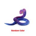 3D Printed Snake Movable Joint Fidget Toy Figurine Simulation Snake Office Desktop Ornament s Crafts Figurines Miniatures. 
