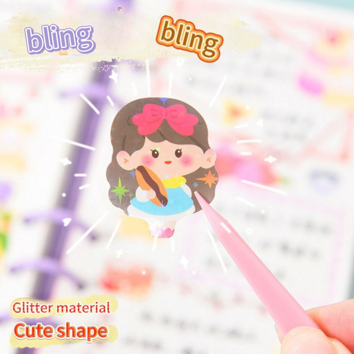 200p%20Kawaii%20Stickers%20for%20Kids%20Cute%20Stationary%20Aesthetic%20Diary%20Decoration%20Art%20Supplies%20Stickers%20for%20Scrapbooking%20Lot%20Korean%20Paper%20-%20Image%206