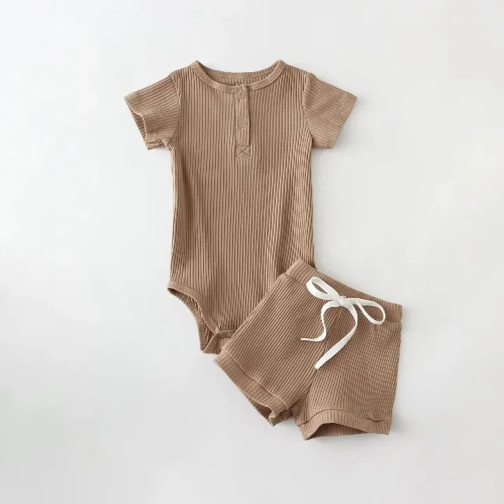 2Pcs%20Summer%20Baby%20Boy%20Clothing%20Sets%20Short%20Sleeve%20Bodysuit%20+%20Shorts%20Fashion%20Newborn%20Baby%20Clothes%20-%20Image%205