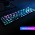 AULA F2088 Mechanical Gamer Keyboard Punk Keycap Retro 104Keys Multimedia Knob RGB Backlit Wired Anti-ghosting Gaming Keyboard. 