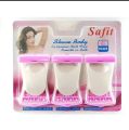 Safit Shave Body Razor-6pc - White & Pink. 