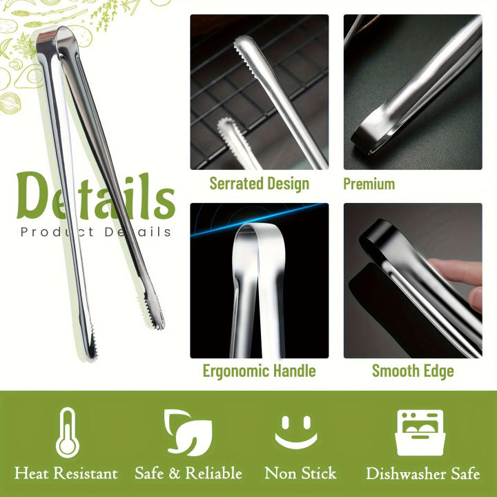 Grill%20Tongs%20Stainless%20Steel%20Steak%20Clip%20Pancake%20Barbecue%20Spatula%20Clip%20BBQ%20Tong%20Frying%20Fish%20Spatula%20Clip%20Bread%20Household%20Non-Slip%20-%20Image%205