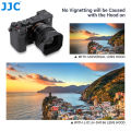 JJC Lens Hood For  FE 24mm f/2.8 G Lens(SEL24F28G)/ FE 40mm f/2.5 G Lens(SEL40F25G) /FE 50mm f/2.5 G Lens(SEL50F25G) Lens. 
