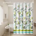 1pc tropical leaves with birds Popular Shower Curtain Waterproof PEVA Botanical Bathroom Decor.