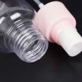 Travel Separate Bottle Set Press Type Spray Bottle Transparent Seven Piece Set Portable Small Sample Bottle Cosmetics Travel Set.