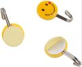 Stick hook - Emoji hooks - smiley faces - multi purpose hooks. 