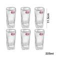DRINKING GLASS 6 pcs set. Big size. 
