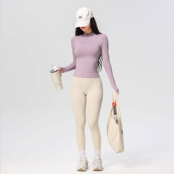 Women's%20Long%20Sleeve%20Yoga%20Training%20T-Shirt%20Horse%20Riding%20Sports%20Fitness%20Active%20Wear%20Top%20Comfortable%20Breathable%20Workout%20Shirt%20-%20Image%205