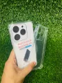For Realme C61 (4G) /Realme C63 (4G)Soft Transparent Shockproof Tpu Back Case/Cover Water Colour, With Camera Bumper protection in Premium Quality.