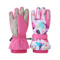 HONEYKING Kids Winter Ski Gloves Waterproof Warm Padded Mitten For Girls Boys Outdoor Skiing Cycling Windproof Snowboard Gloves.