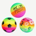 6 Inch Inflatable Rainbow Ball - Colorful Inflatable Beach Balls - Swimming Pool Toys Outdoor Game for Backyard Beach Party Supplies, 6 Inches. 