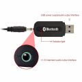 3.5mm Jack USB Bluetooth AUX Wireless Car Audio Receiver A2DP Music Receiver Adapter For Android IOS Mobile Phone Speaker.