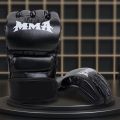 Professional Boxing Gloves Training Half Finger Leather Cushion for Sanda Boxing UFC Training Sandbag Knuckles. 