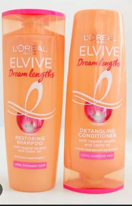 Loreal original keratin dream leanght shampoo and conditioner  400ml