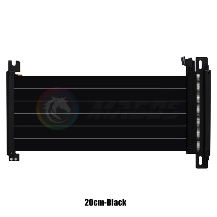 Dual%20Reverse%20PCIE%20Riser%20Cable%203.0%204.0%20X16%2018.5cm%2020cm%20for%20Mini%20ITX%20Case%20Video%20Card%20Extension%20Shielded%20Flexible%20Lossless%20-%20Image%207