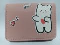 Hajvery   Multi Card Slots Cute Women Wallets Lighteeight Cute Three Fold Card  Bag For Casual Use Carry Young Girls Student Gift Item. 