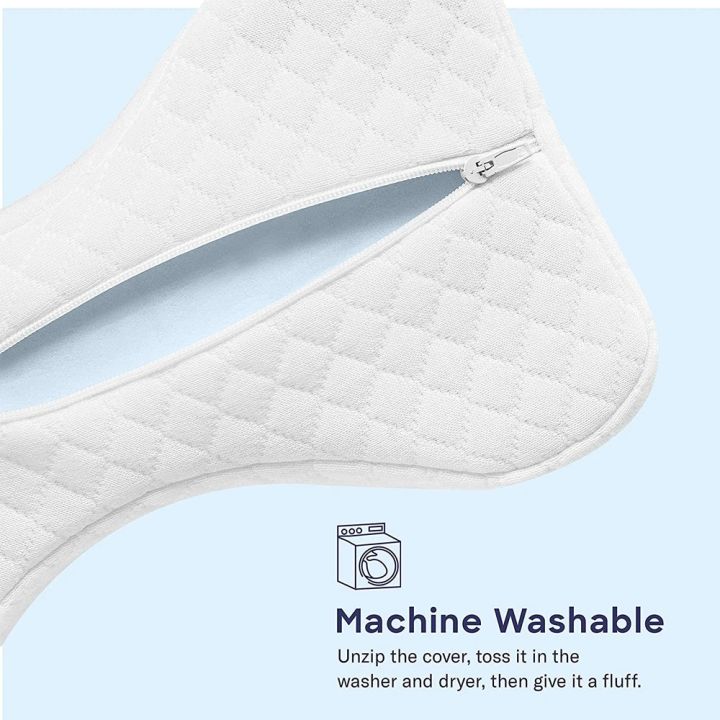 Memory%20Foam%20Knee%20Pillow%20Back%20Support%20Align%20Spine%20Pregnancy%20Body%20Pillows%20for%20Side%20Sleepers%20for%20Orthopedic%20Sciatica%20Back%20Leg%20Hip%20-%20Image%204