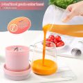 Portable Electric Juicer MIni Juice Blender USB Charging 6 Blades Shake Smoothie Orange Lemon Fruit Mixer Fresh Squeezer Machine. 