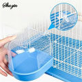 Plastic Bird Water Bath Box Bathtub Parrot For Parakeet Hanging Bowl.