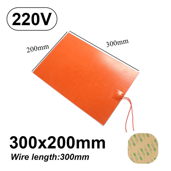 Silicone%20Heating%20Pad%20Waterproof%20Heated%20Mats%20Accessories%20Electric%20Flexible%203D%20Printer%20Square%20Pats%20Orange%2012V/220V%20-%20Image%202