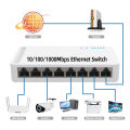 5/8 Port Gigabit Switch 10/100/1000M home network hub with power cable, office Ethernet splitter,  switch hub Internet injector. 
