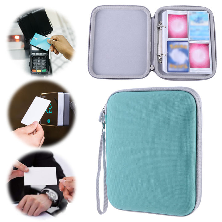 Note Folder Portable Soft Portable Folder with Zipper & 80 Pockets Card Folder for Yoto ...