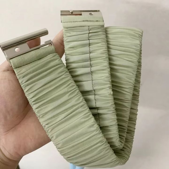 Retro%20Fashion%20Down%20Coat%20Waist%20Belt%205cm%20Wide%20Casual%20Pleated%20Stretch%20Waistband%20Buckle%20Solid%20Color%20Elastic%20Down%20Jacket%20Waistband%20-%20Image%205