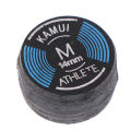 Upgrade Pool Cue Tip - 14MM Leather Head Available in Soft, Medium or Hard, Enhances Spin, Control & Feel for Serious Players. 