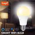 Tuya E27 B22 EU UK Standard 220V 15W WIFI Bulb Voice Control Smart Life APP Timing Adjustment Works With Alexa Google Home. 