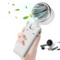 Turbo Fan HandheldRechargeable Fan Portable Mini Hand Fan USB Rechargeable Foldable Hanging Neck Fan 2000mAh USB Mini Portable Small Turbo Fan. 