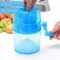 Portable Hand Crank Ice Shaver Crusher Manual Shredding Machine Household Snow Cone Maker. 