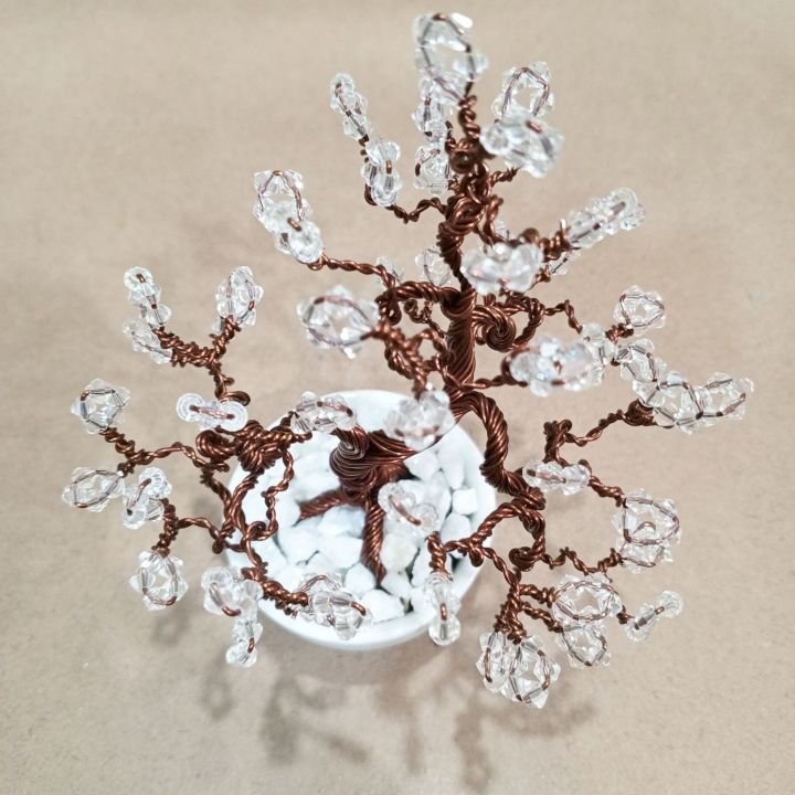 artificial%20aluminum%20wire%20bonsai%20tree%20with%20white%20stone%20-%20Image%205