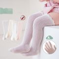 Summer Thin Baby Knee High Socks Anti Mosquito Breathable Mesh Seamless Ruffle Socks for Newborn 0-3Y Girls Boys Non-Slip Stocks. 